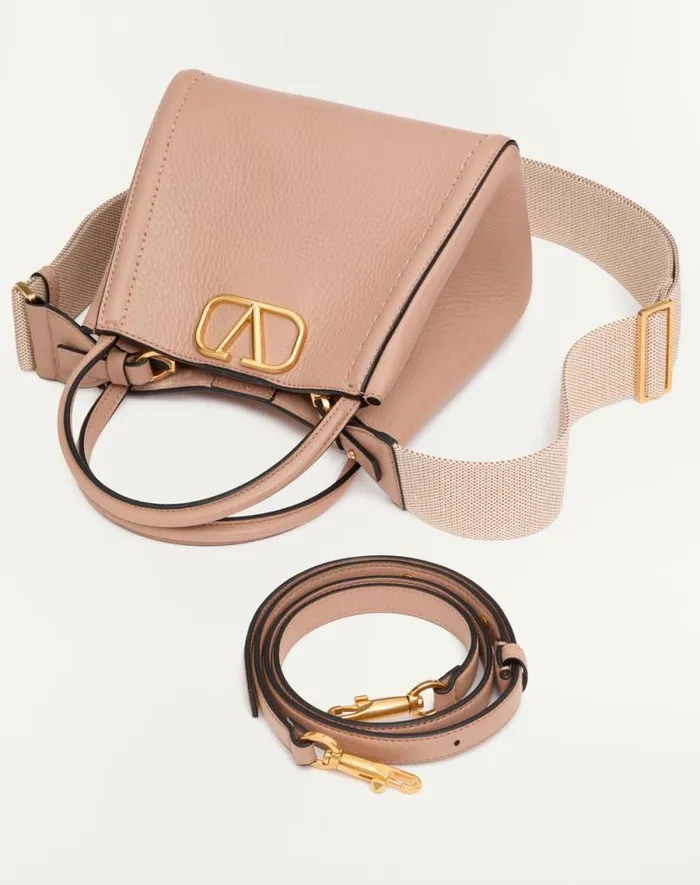 Valentino Top Handle Bags Woman Valentino Garavani Alltime Small Handbag In Grainy Calfskin For Woman In Ivory Ivory Valentino Top Handle Bags Woman Valentino Garavani Alltime Small Handbag In Grainy Calfskin For Woman In Ivory Ivory