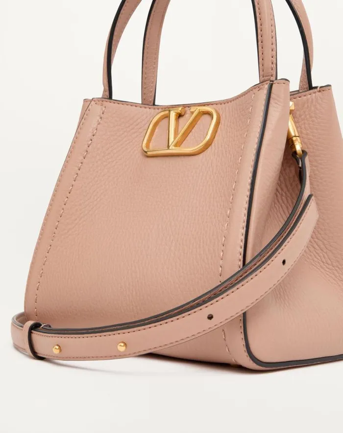 Valentino Top Handle Bags Woman Valentino Garavani Alltime Small Handbag In Grainy Calfskin For Woman In Ivory Ivory Valentino Top Handle Bags Woman Valentino Garavani Alltime Small Handbag In Grainy Calfskin For Woman In Ivory Ivory