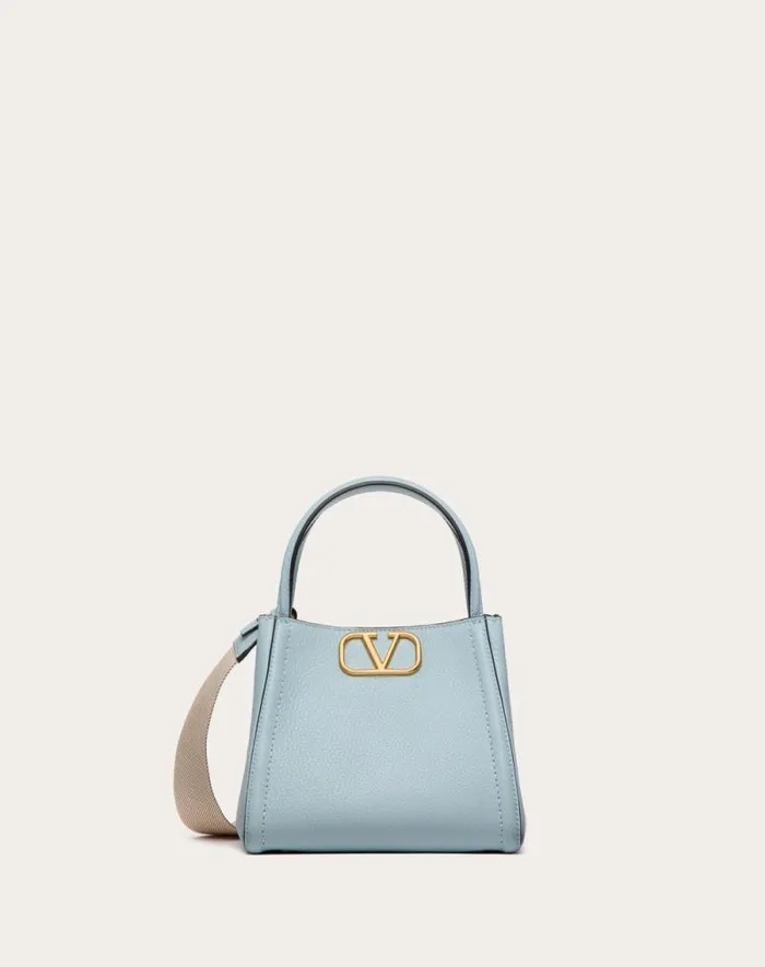 Valentino Top Handle Bags Woman Valentino Garavani Alltime Small Handbag In Grainy Calfskin For Woman In Ivory Ivory Valentino Top Handle Bags Woman Valentino Garavani Alltime Small Handbag In Grainy Calfskin For Woman In Ivory Ivory