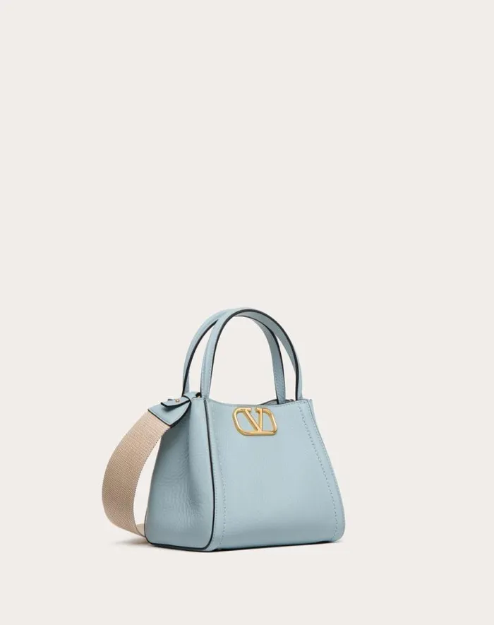 Valentino Top Handle Bags Woman Valentino Garavani Alltime Small Handbag In Grainy Calfskin For Woman In Ivory Ivory Valentino Top Handle Bags Woman Valentino Garavani Alltime Small Handbag In Grainy Calfskin For Woman In Ivory Ivory