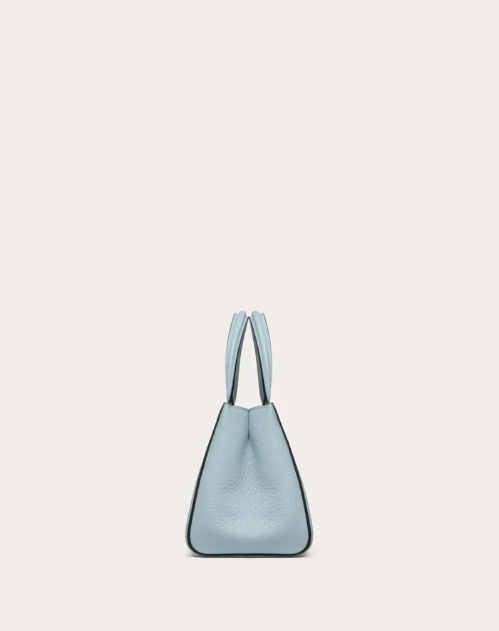 Valentino Top Handle Bags Woman Valentino Garavani Alltime Small Handbag In Grainy Calfskin For Woman In Ivory Ivory Valentino Top Handle Bags Woman Valentino Garavani Alltime Small Handbag In Grainy Calfskin For Woman In Ivory Ivory