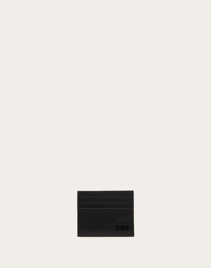Valentino Wallets And Small Leather Goods Man Vlogo Signature Cardholder For Man In Black Black Valentino Wallets And Small Leather Goods Man Vlogo Signature Cardholder For Man In Black Black