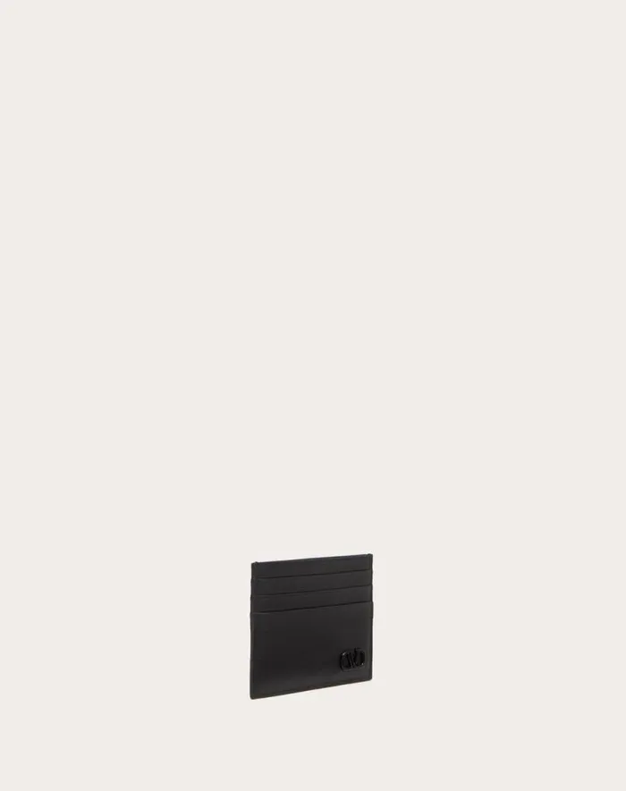 Valentino Wallets And Small Leather Goods Man Vlogo Signature Cardholder For Man In Black Black Valentino Wallets And Small Leather Goods Man Vlogo Signature Cardholder For Man In Black Black
