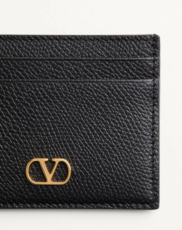 Valentino Wallets And Small Leather Goods Woman Vlogo Signature Grainy Calfskin Card Holder For Woman In Rose Quartz Rose Quartz Valentino Wallets And Small Leather Goods Woman Vlogo Signature Grainy Calfskin Card Holder For Woman In Rose Quartz Rose Quartz