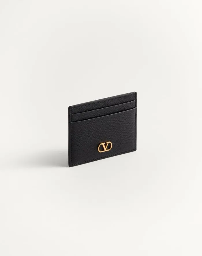 Valentino Wallets And Small Leather Goods Woman Vlogo Signature Grainy Calfskin Card Holder For Woman In Rose Quartz Rose Quartz Valentino Wallets And Small Leather Goods Woman Vlogo Signature Grainy Calfskin Card Holder For Woman In Rose Quartz Rose Quartz