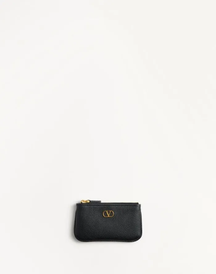 Valentino Wallets And Small Leather Goods Woman Vlogo Signature Grainy Calfskin Key Ring For Woman In Rose Quartz Rose Quartz Valentino Wallets And Small Leather Goods Woman Vlogo Signature Grainy Calfskin Key Ring For Woman In Rose Quartz Rose Quartz