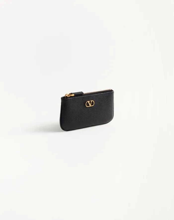 Valentino Wallets And Small Leather Goods Woman Vlogo Signature Grainy Calfskin Key Ring For Woman In Rose Quartz Rose Quartz Valentino Wallets And Small Leather Goods Woman Vlogo Signature Grainy Calfskin Key Ring For Woman In Rose Quartz Rose Quartz