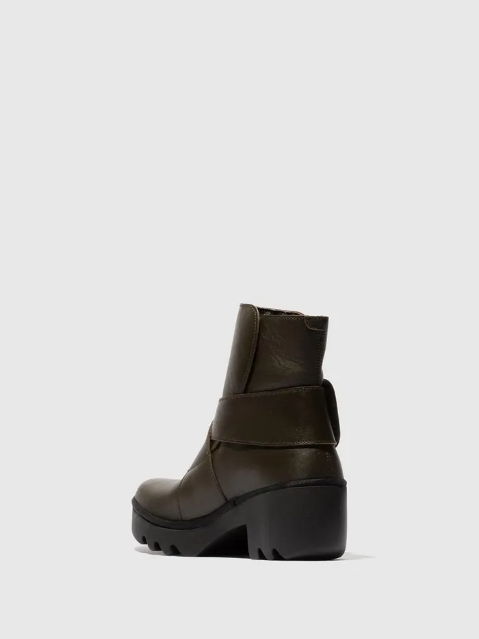Velcro Ankle Boots TEFA532FLY MILITARY Women Fly London Ankle Boots