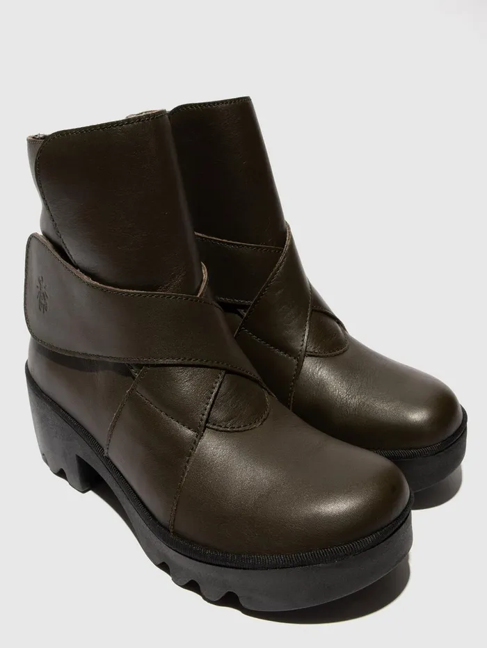Velcro Ankle Boots TEFA532FLY MILITARY Women Fly London Ankle Boots