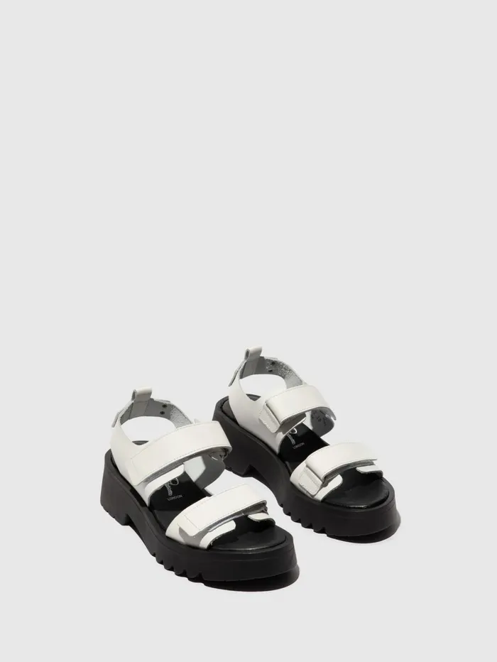Velcro Sandals MEKA857FLY OFFWHITE Women Fly London Sandals