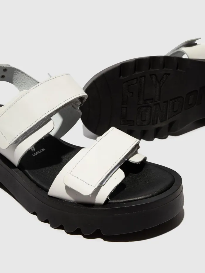 Velcro Sandals MEKA857FLY OFFWHITE Women Fly London Sandals