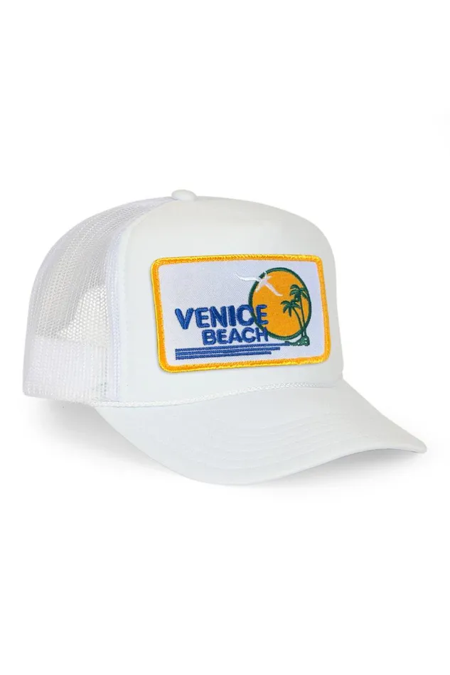 Venice Beach Vintage Trucker Hat WomenMen Aviator Nation Trucker Hats