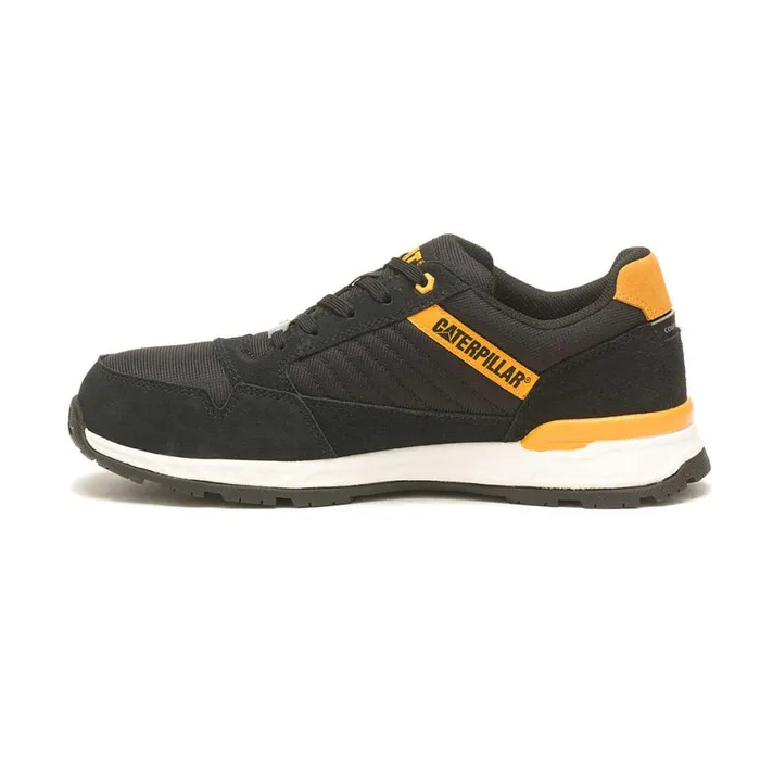 Venward Composite Toe Work Shoe Blackcat Yellow Men Cat Footwear Slip Resistant