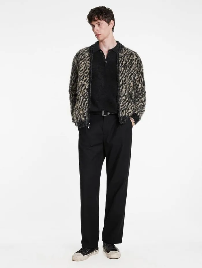 VERONA POLO Black Men John Varvatos Sweaters