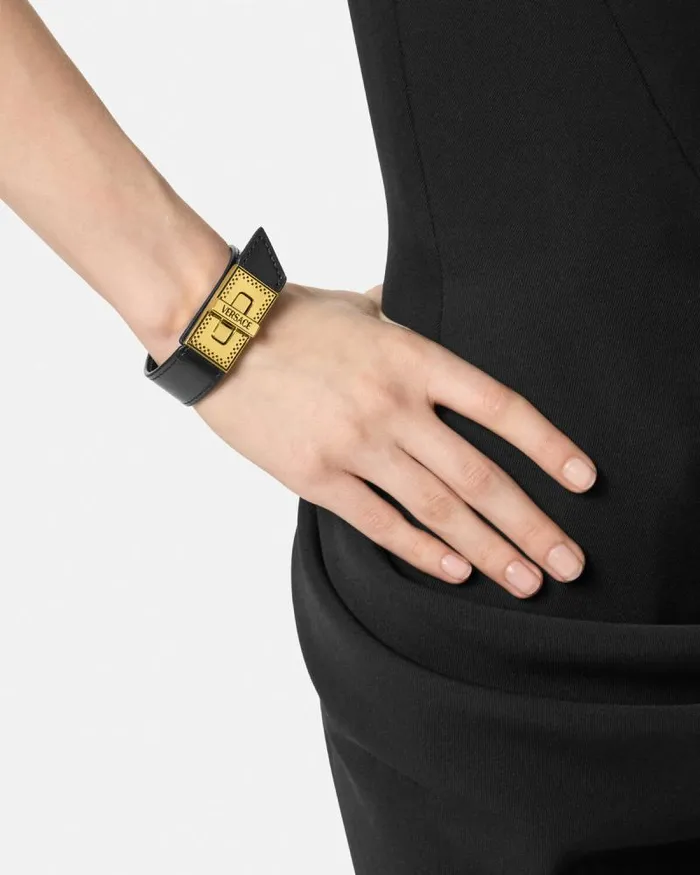 Versace Bracelet Blackgold Women Versace Bracelets