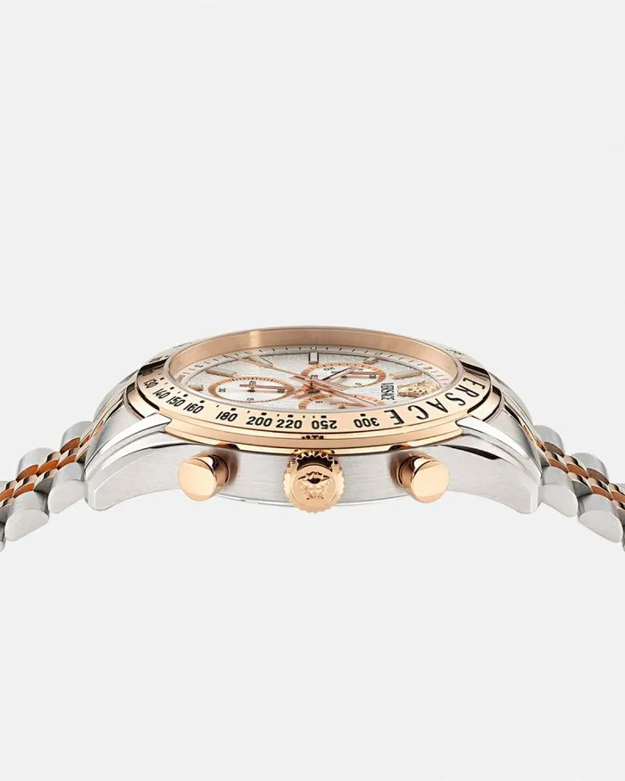 Versace Chrono Master Watch Goldsilver Men Versace Watches