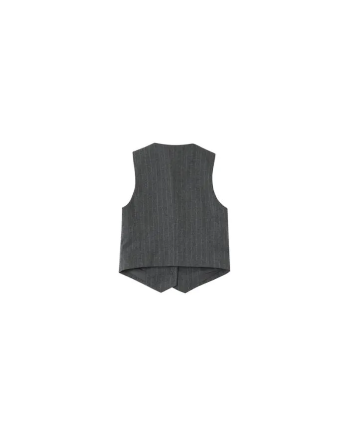 VEST ANTHRACITE NICO Shop Grace and Mila Waistcoats