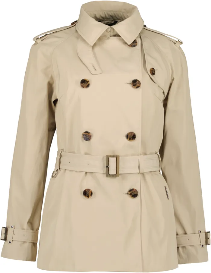 Viktoria Jacket Clay Beige Women Didriksons Trenchcoats