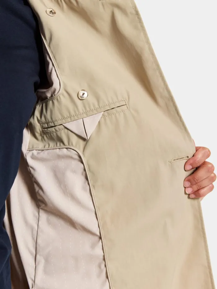 Viktoria Jacket Clay Beige Women Didriksons Trenchcoats