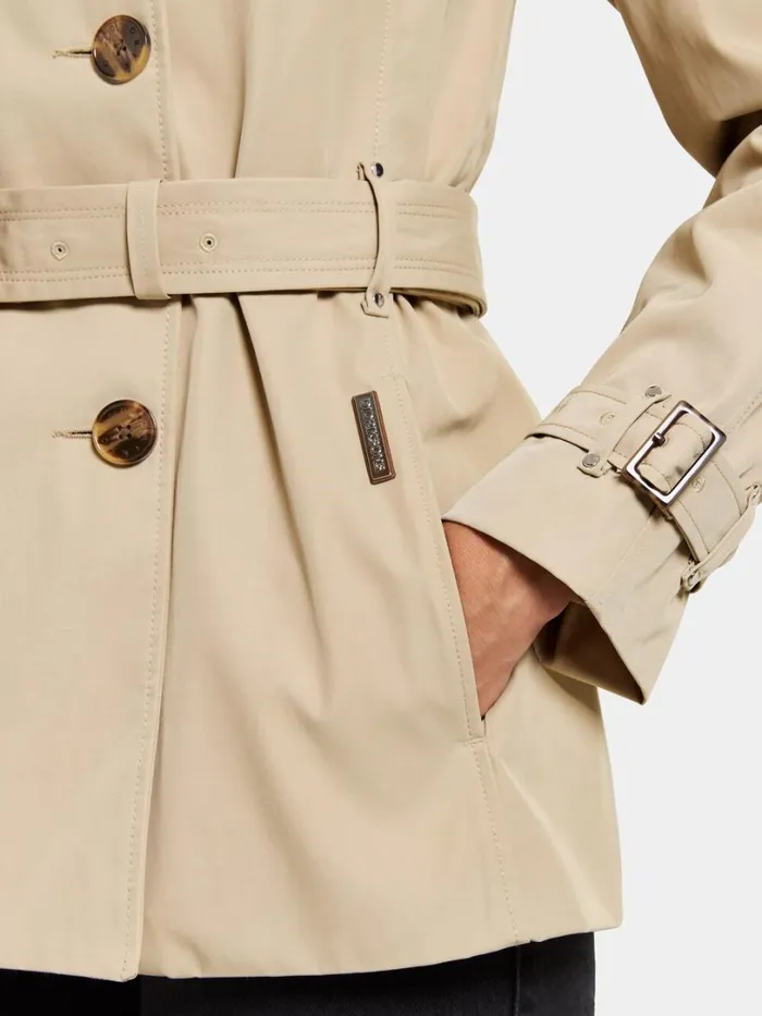 Viktoria Jacket Clay Beige Women Didriksons Trenchcoats