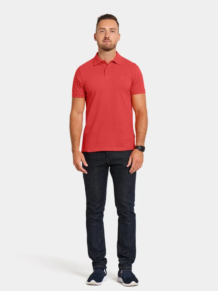 Ville Men039s Pike 3 Pomme Red Men Didriksons Tshirts and Polos