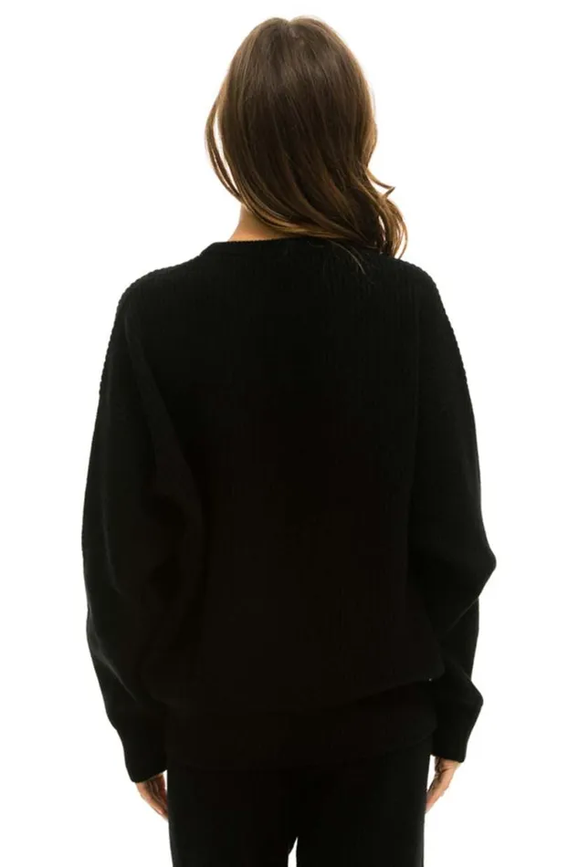 Vintage Cabin Unisex Cashmere Sweater 8211 Black Men Aviator Nation Sweatshirts