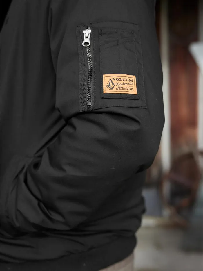 Volcom Workwear Jacket 8211 Black Mens Volcom Jackets