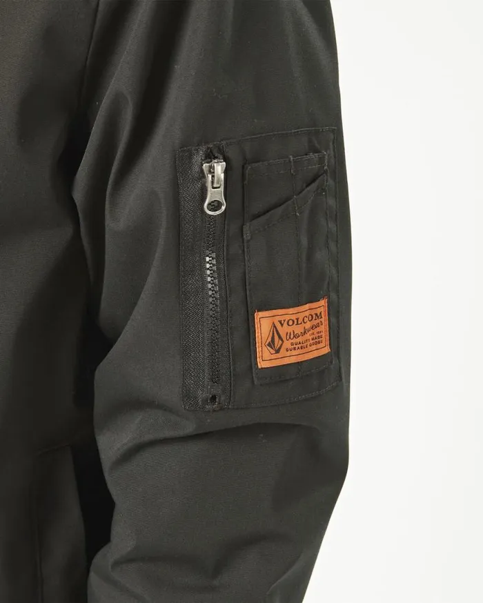 Volcom Workwear Jacket 8211 Black Mens Volcom Jackets