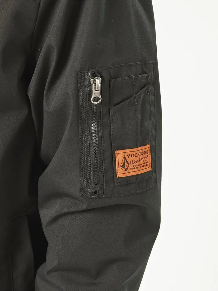 Volcom Workwear Jacket 8211 Black Mens Volcom Jackets