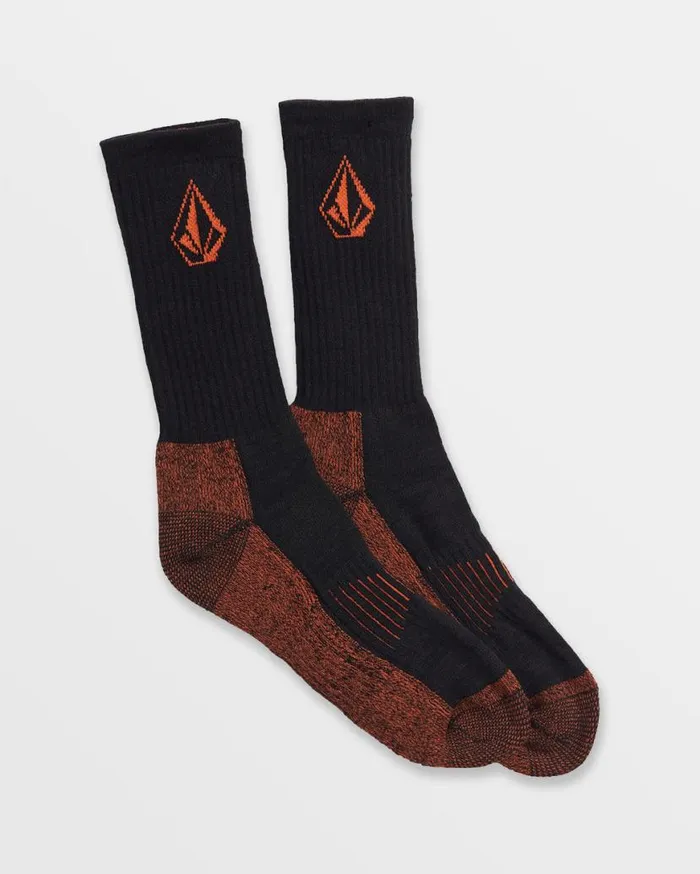 Volcom Workwear Sock 3Pk 8211 Black Mens Volcom Socks