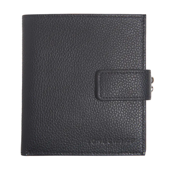 Wallets Le Foulonn Compact wallet BlackBlackBlack Longchamp Women