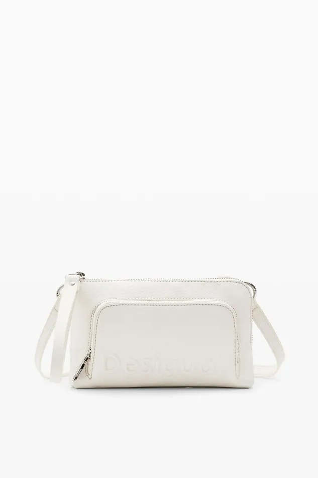Wallets Women Desigual Logo Mini Bag White