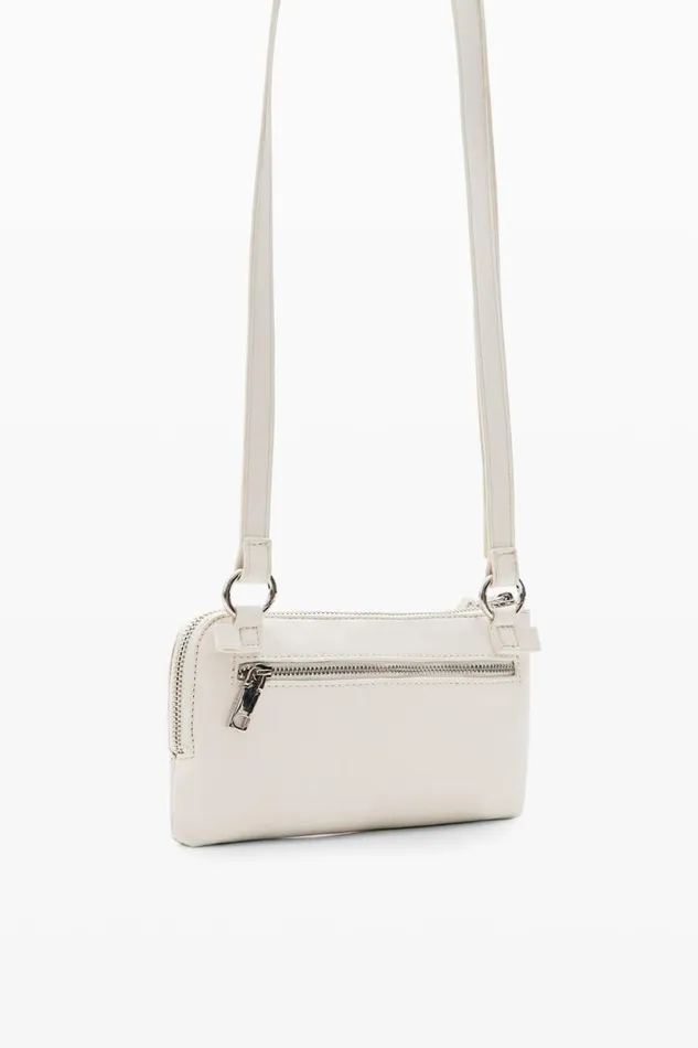 Wallets Women Desigual Logo Mini Bag White