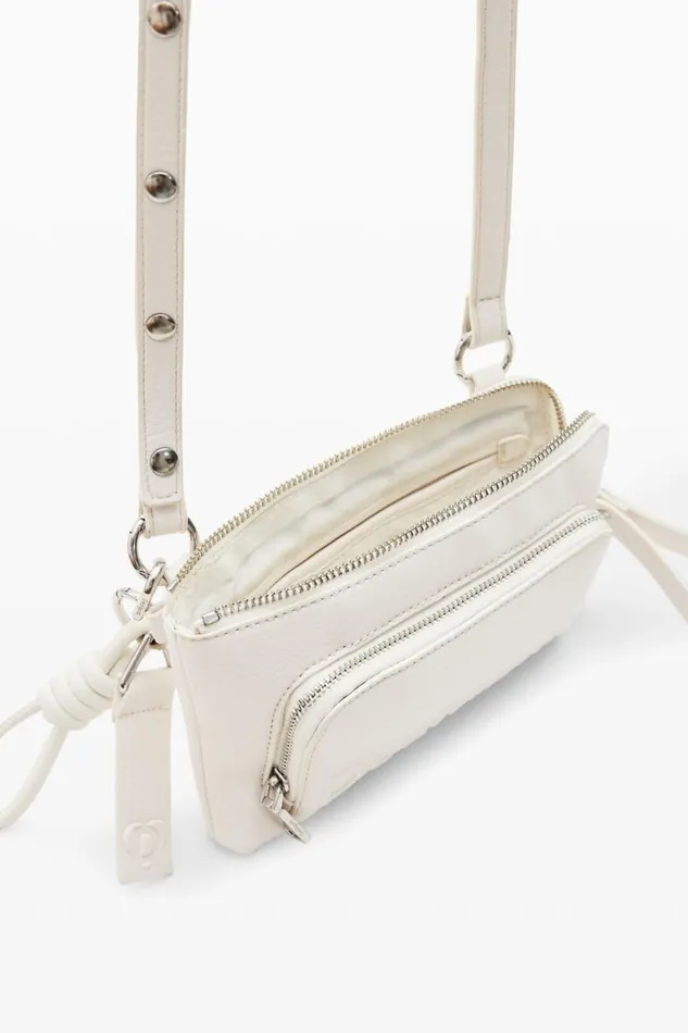 Wallets Women Desigual Logo Mini Bag White