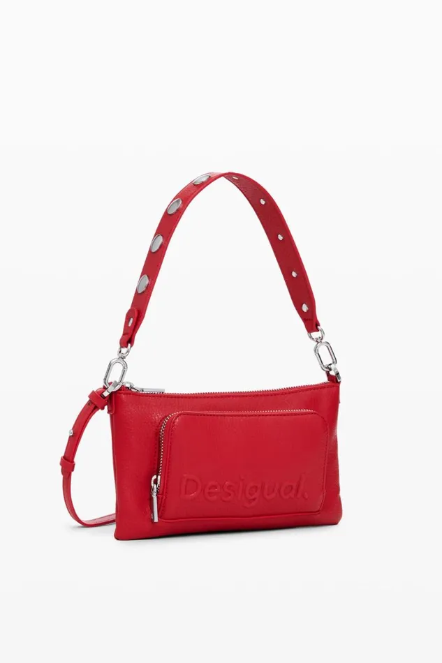 Wallets Women Desigual Mini Half Logo Bag Red