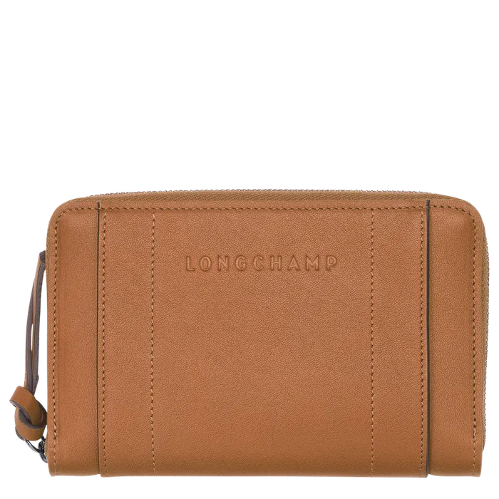 Wallets Women Longchamp 3D Wallet NaturalNaturalNatural Longchamp