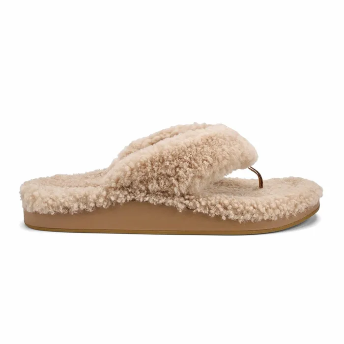 Warm Weather Women Olukai Kpe039a Heu Flip Flop Slippers 8211 Tan
