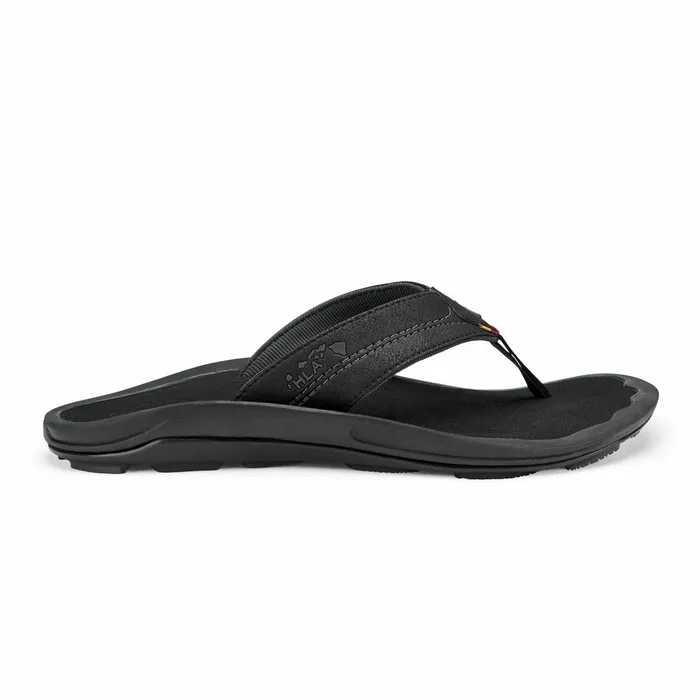 WaterFriendly Men Olukai Kp Comfortable Beach Sandals 8211 Black