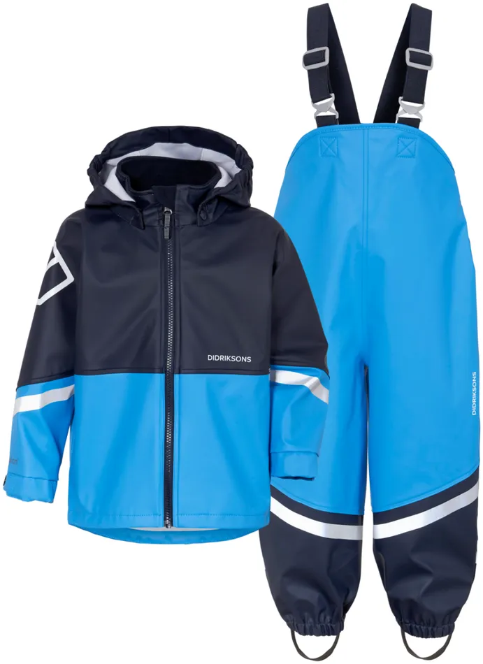 Waterman Kid039s Set Classic Sharp Blue Kids Didriksons Unlined Rain Set