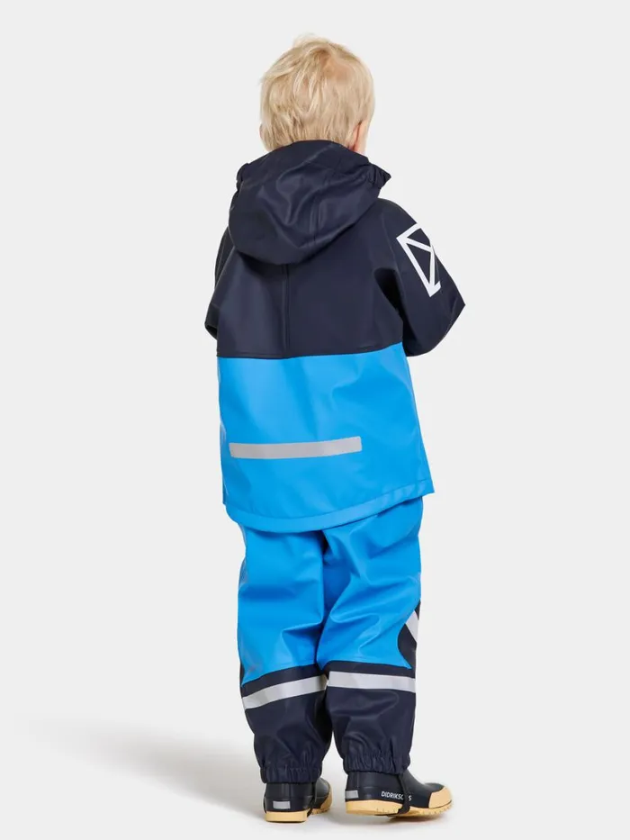 Waterman Kid039s Set Classic Sharp Blue Kids Didriksons Unlined Rain Set