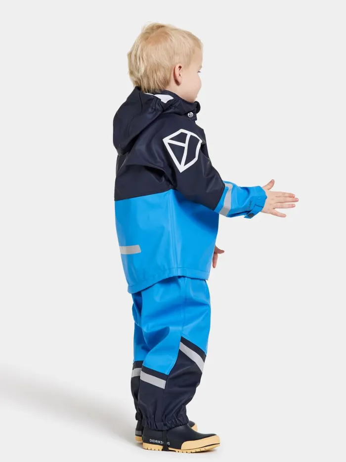 Waterman Kid039s Set Classic Sharp Blue Kids Didriksons Unlined Rain Set