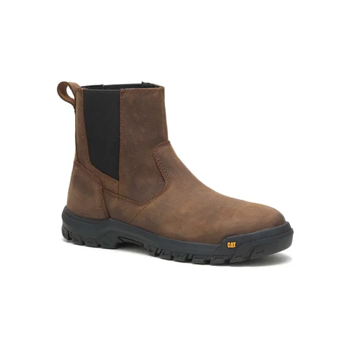Wheelbase Steel Toe Work Boot Clay Men Cat Footwear Boots