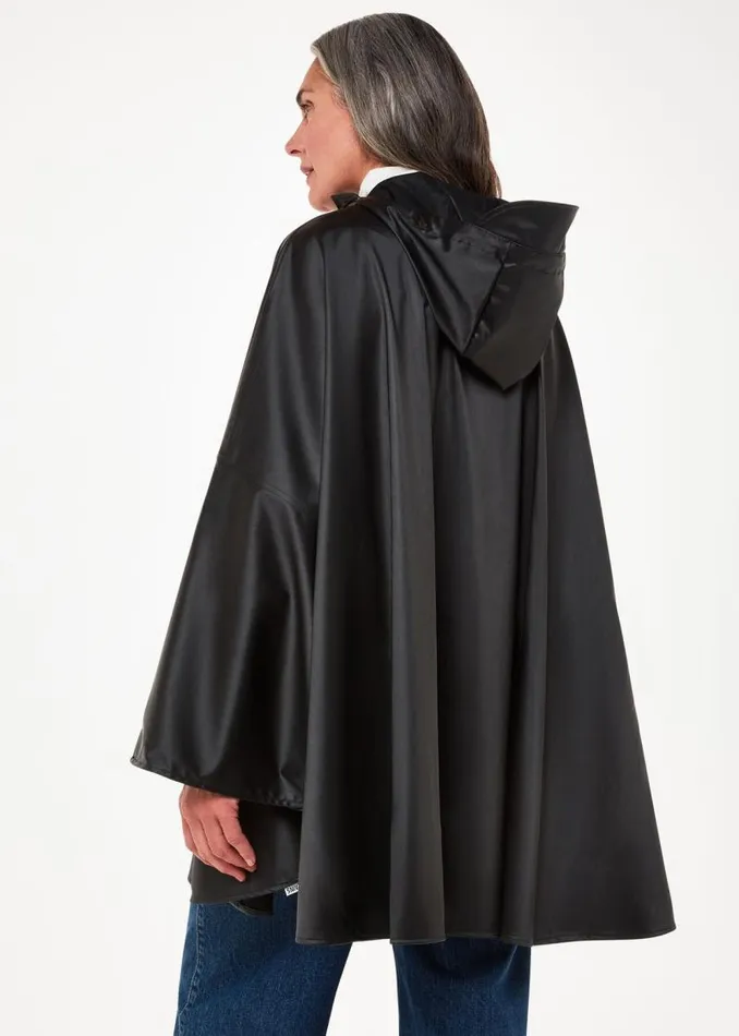Whistles Coats and Jackets Black Rains Cape 8211 Women