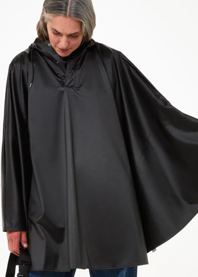 Whistles Coats and Jackets Black Rains Cape 8211 Women