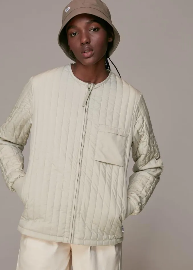 Whistles Coats and Jackets Grey Rains Zip Liner Jacket 8211 Women