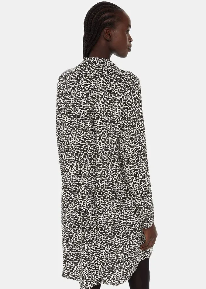 Whistles Dresses Black Helena Fuzzy Squares Dress 8211 Women