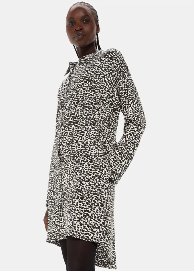 Whistles Dresses Black Helena Fuzzy Squares Dress 8211 Women