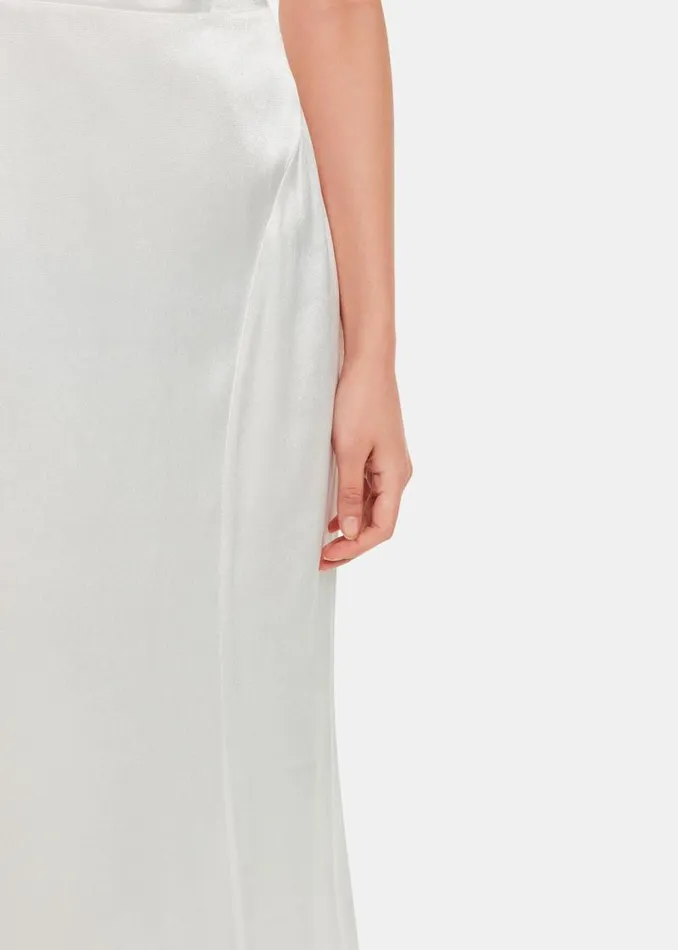 Whistles Dresses Ivory Lina Satin Wedding Dress 8211 Women
