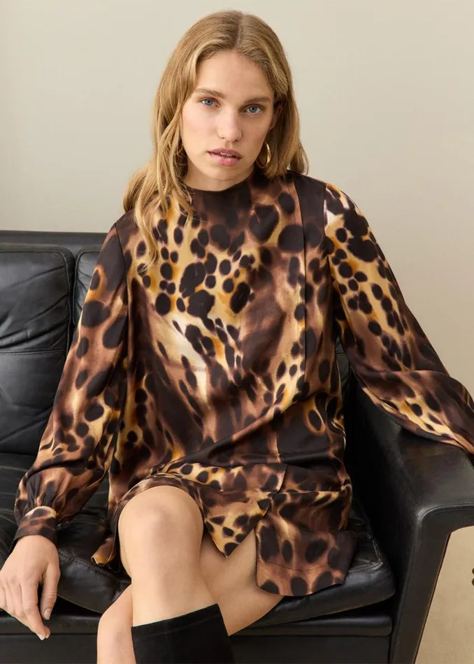 Whistles Dresses Misty Leopard Cleo Dress 8211 Women