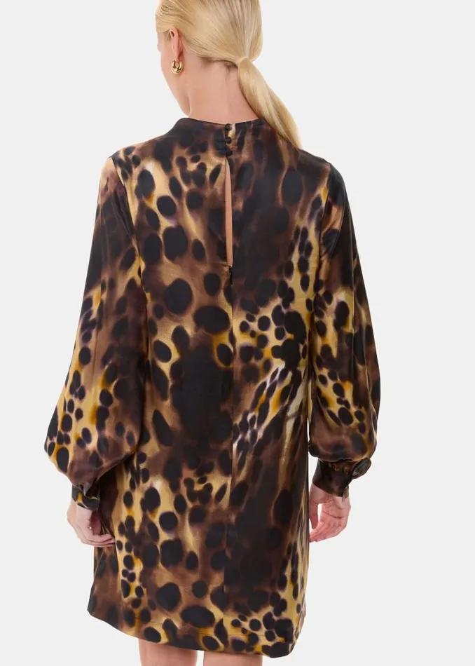 Whistles Dresses Misty Leopard Cleo Dress 8211 Women